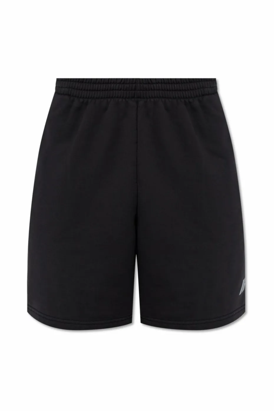 Balenciaga CZARNY Bawełniane szorty z nadrukowanym logo
