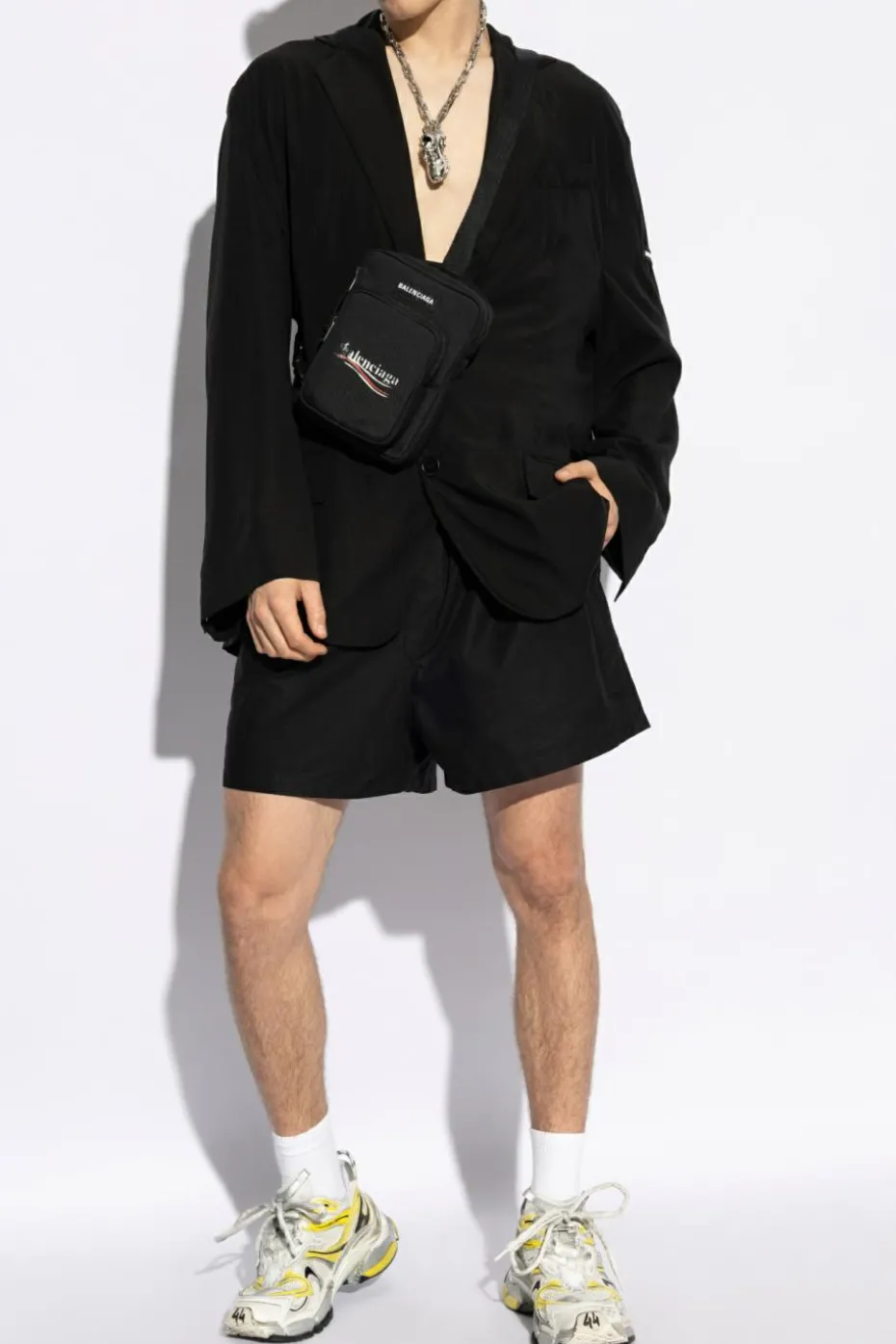 Balenciaga CZARNY Bawełniane szorty