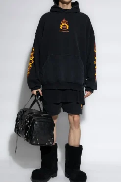 Balenciaga CZARNY Bawełniana bluza