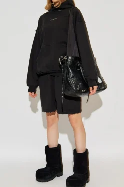 Balenciaga CZARNY Bluza z logo