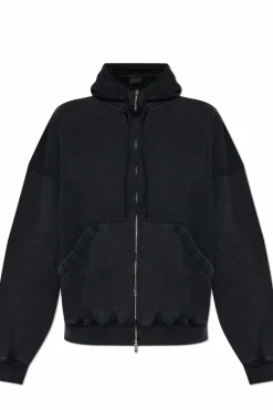 Balenciaga CZARNY Bluza z kapturem
