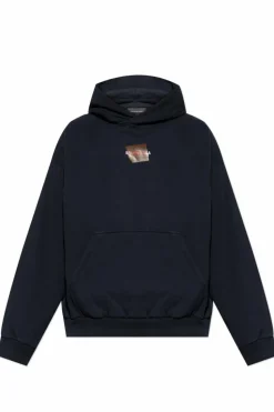 Balenciaga CZARNY Bluza z kapturem