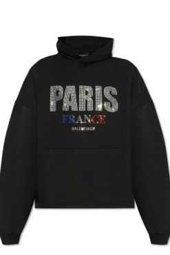 Balenciaga CZARNY Bluza z logo
