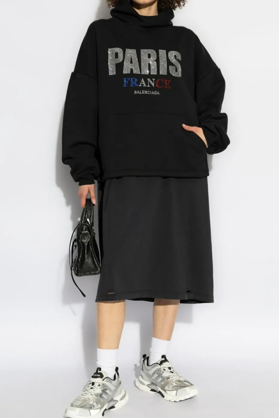 Balenciaga CZARNY Bluza z logo