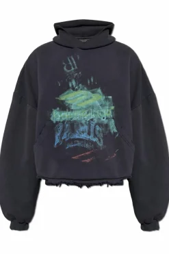 Balenciaga CZARNY Bluza z nadrukiem