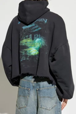 Balenciaga CZARNY Bluza z nadrukiem