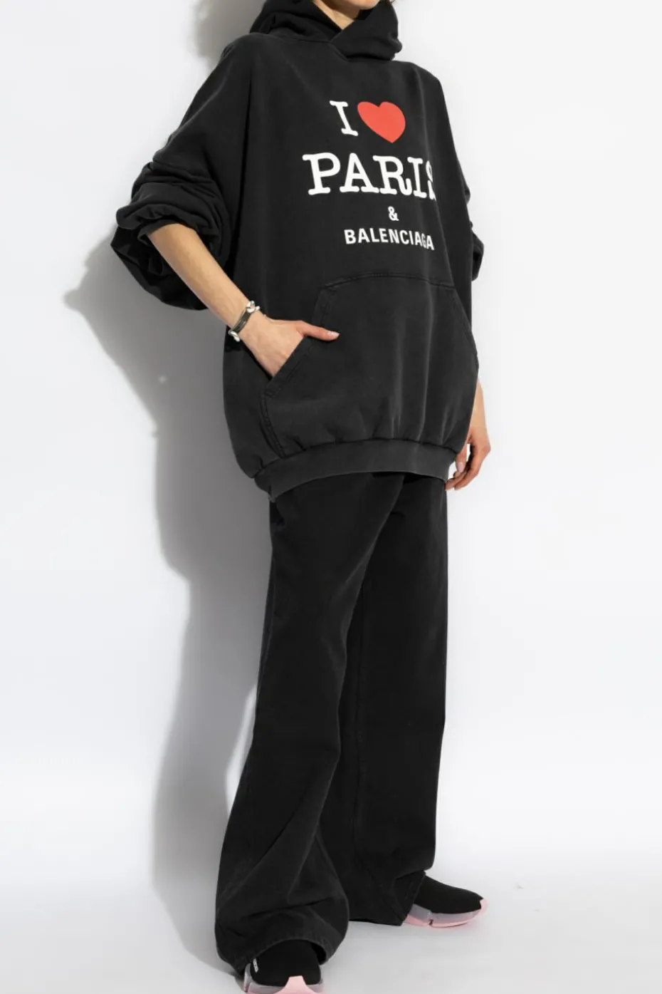 Balenciaga CZARNY Bluza z logo