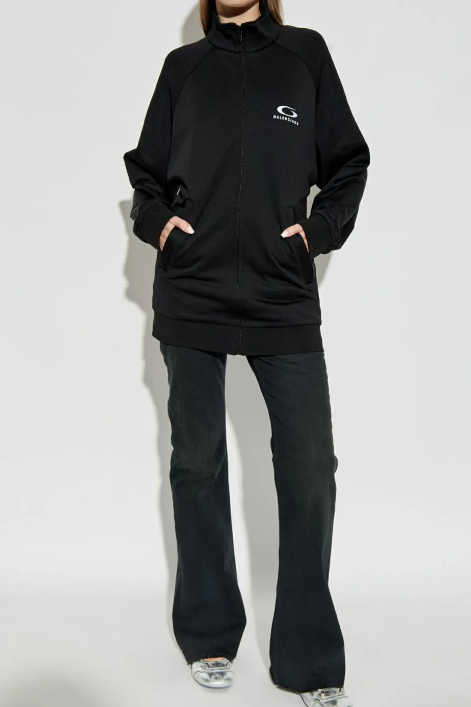 Balenciaga CZARNY Bluza z wycięciem na plecach