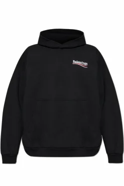 Balenciaga CZARNY Bluza z kapturem
