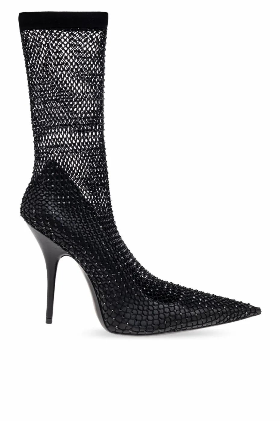 Balenciaga CZARNY Botki ze skarpetą `Avenue`