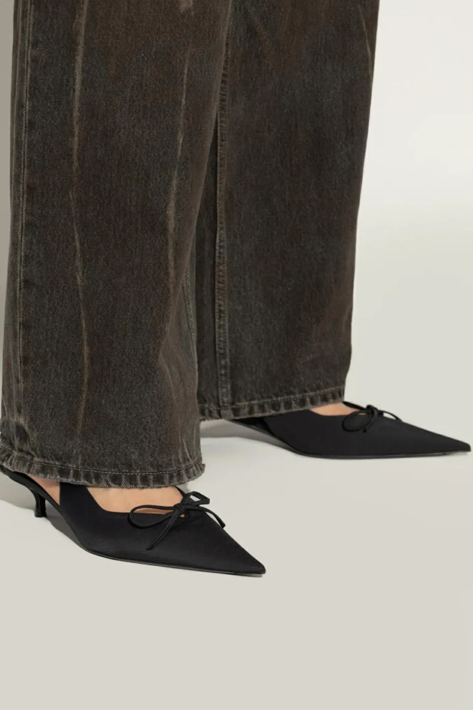 Balenciaga CZARNY Buty na obcasie ‘Knife Bow’