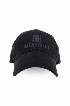Balenciaga CZARNY Czapka z daszkiem