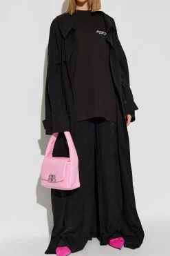 Balenciaga CZARNY Długi płaszcz