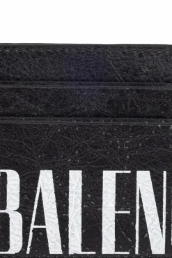 Balenciaga CZARNY Etui na karty
