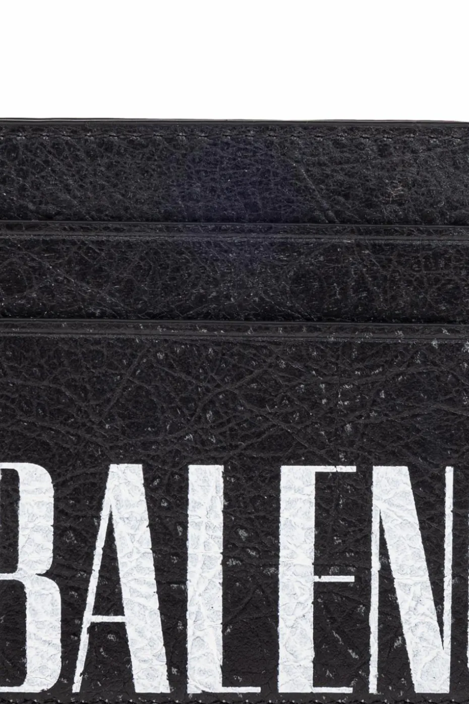 Balenciaga CZARNY Etui na karty