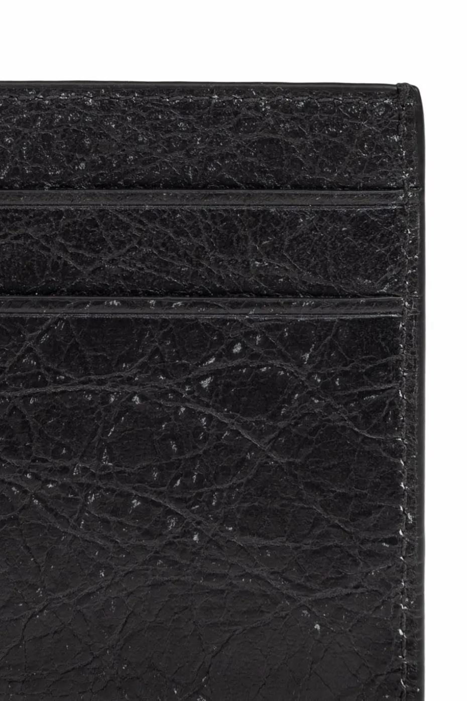 Balenciaga CZARNY Etui na karty