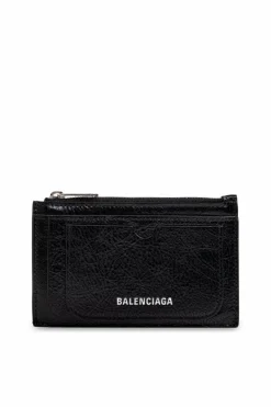 Balenciaga CZARNY Etui na karty