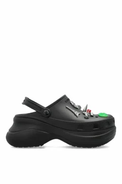 Balenciaga CZARNY Gumowe buty z aplikacjami