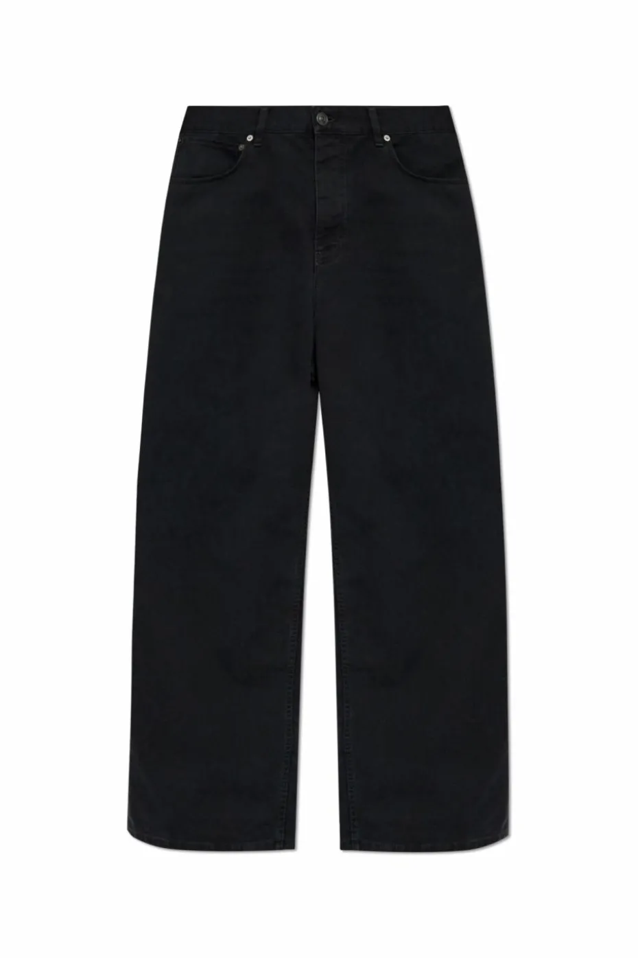 Balenciaga CZARNY Jeansy z szerokimi nogawkami