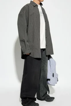 Balenciaga CZARNY Jeansy z szerokimi nogawkami