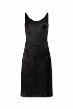 Balenciaga CZARNY Jedwabna sukienka