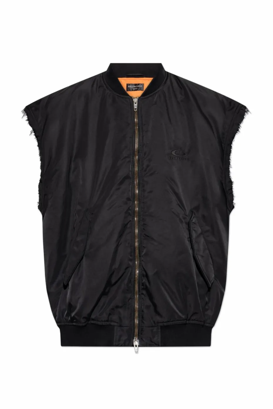 Balenciaga CZARNY Kamizelka z efektem `vintage`