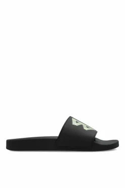 Balenciaga CZARNY Klapki z logo