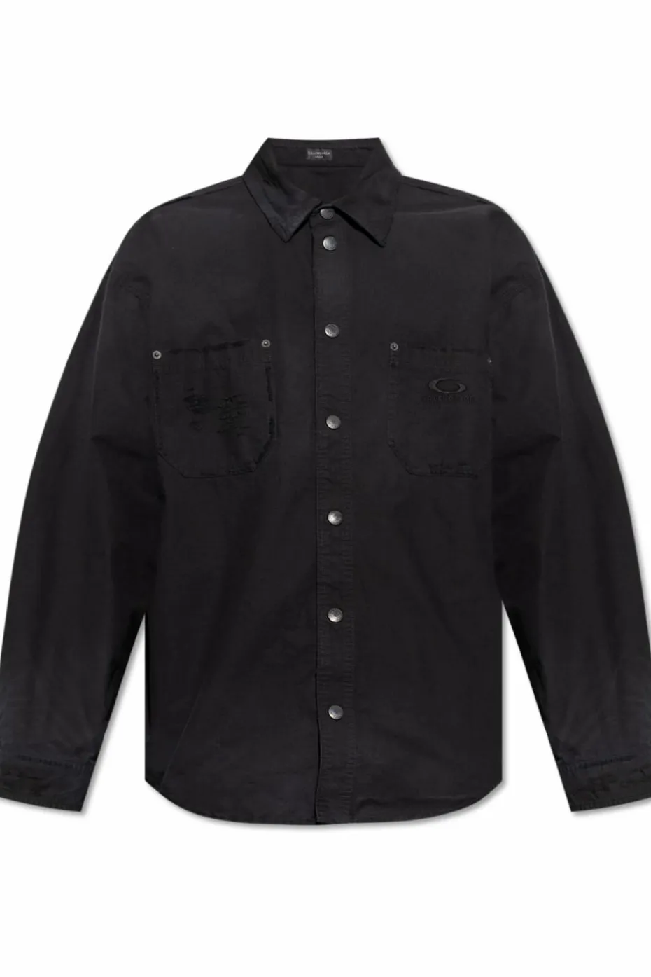 Balenciaga CZARNY Koszula z efektem `vintage`