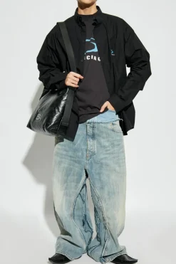 Balenciaga CZARNY Koszula typu `oversize`