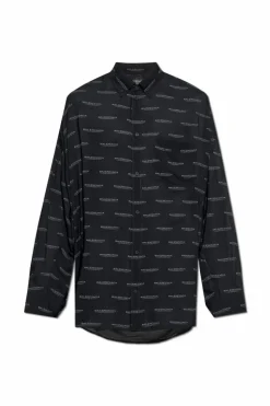 Balenciaga CZARNY Koszula z monogramem