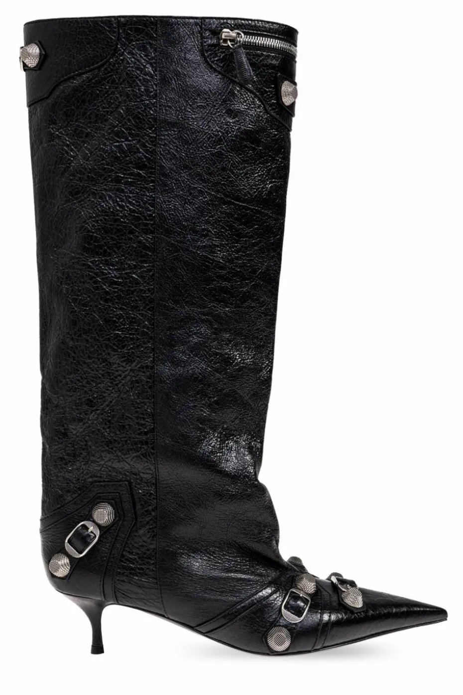 Balenciaga CZARNY Kozaki na obcasie