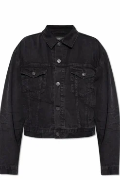 Balenciaga CZARNY Kurtka jeansowa