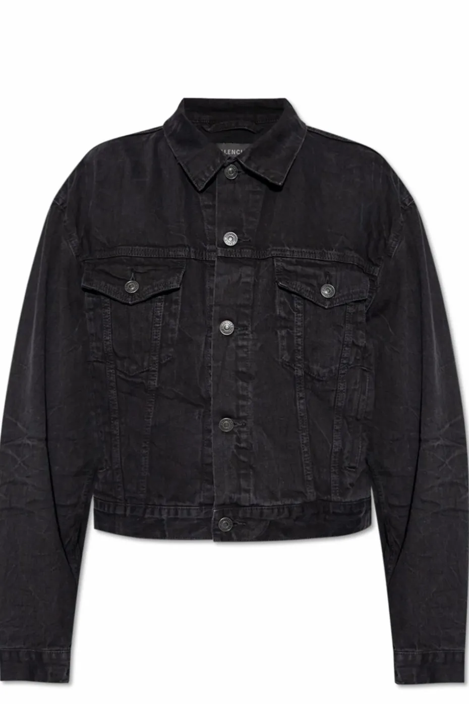 Balenciaga CZARNY Kurtka jeansowa