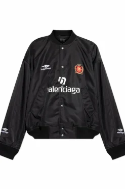 Balenciaga CZARNY Kurtka z logo