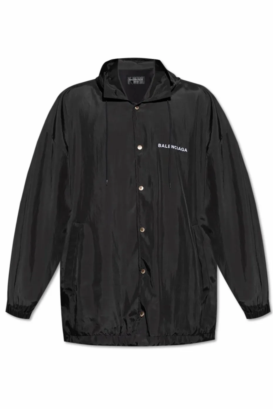 Balenciaga CZARNY Lekka kurtka z logo