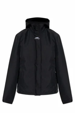 Balenciaga CZARNY Ocieplana kurtka z kolekcji `Skiwear`