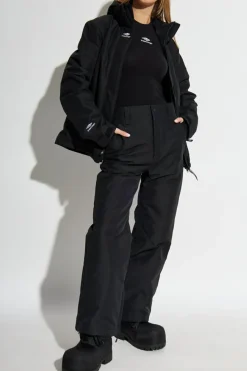 Balenciaga CZARNY Ocieplana kurtka z kolekcji `Skiwear`