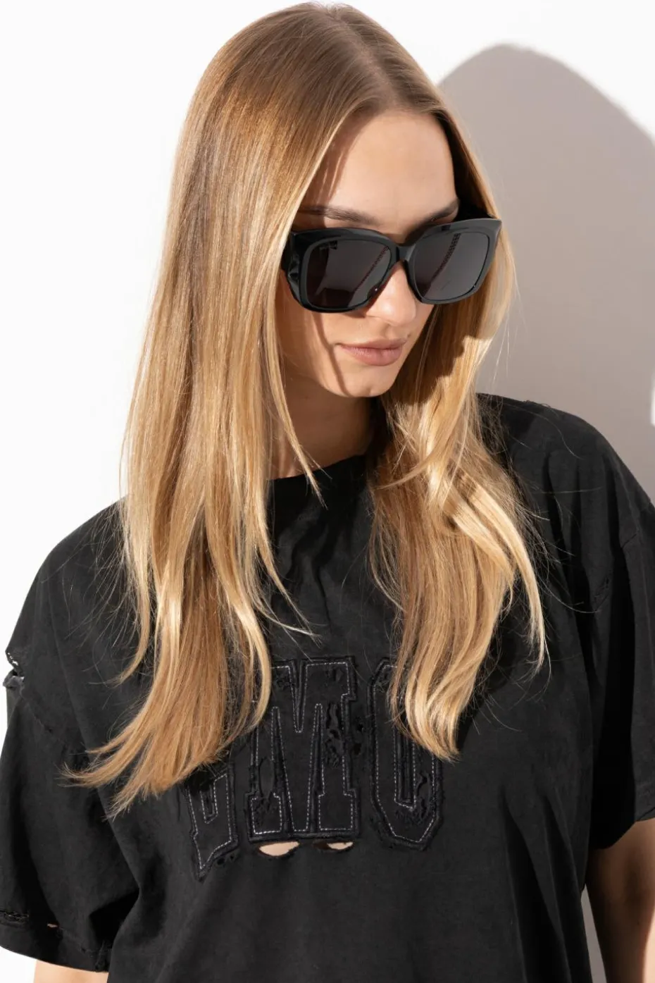 Balenciaga CZARNY Okulary przeciwsłoneczne