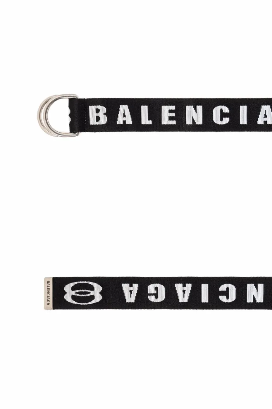 Balenciaga CZARNY Pasek z logo