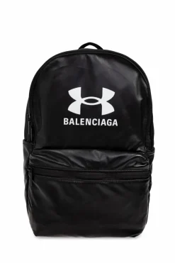 Balenciaga CZARNY Plecak z logo