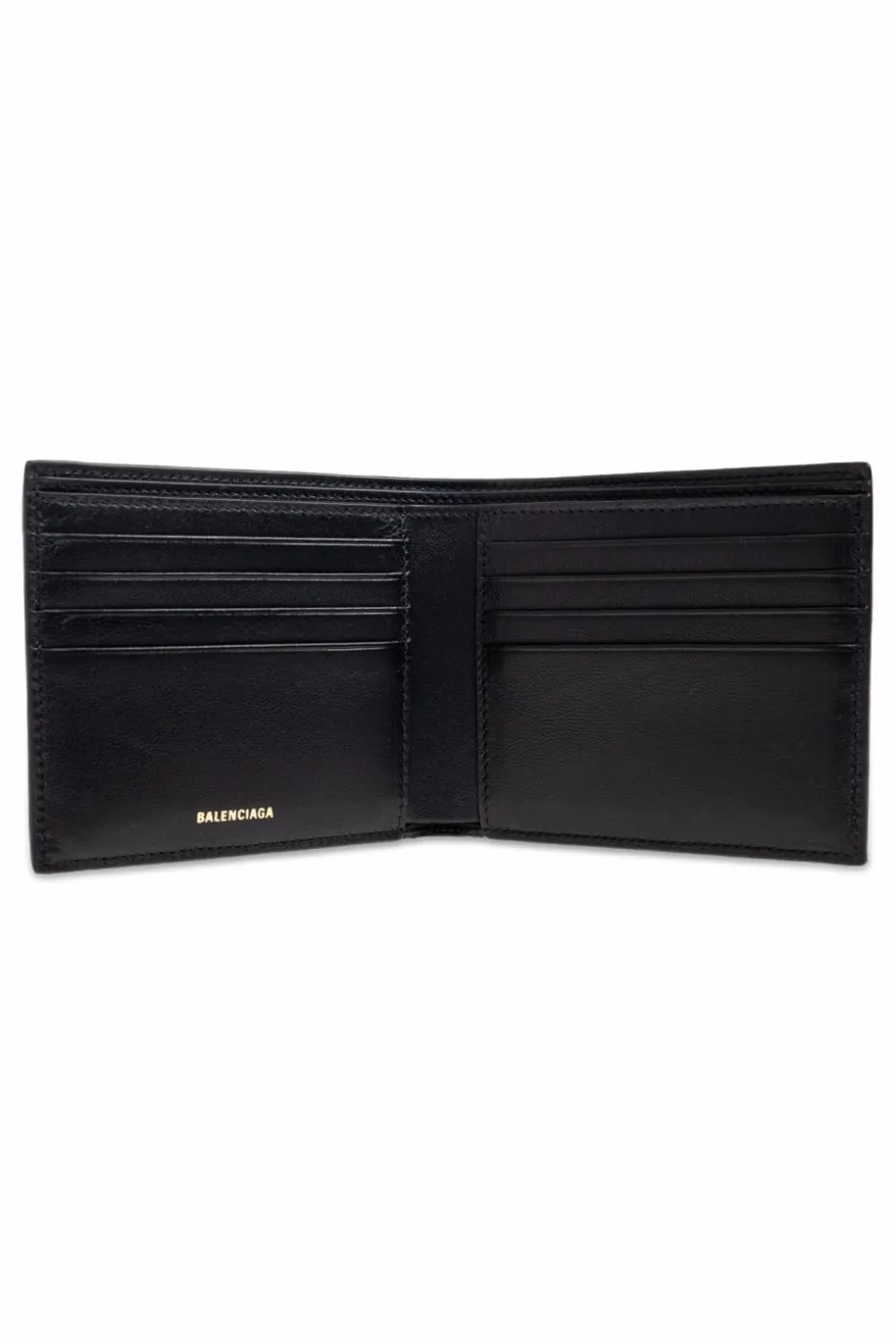 Balenciaga CZARNY Portfel z logo