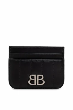 Balenciaga CZARNY Skórzane etui na karty