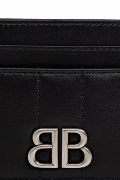 Balenciaga CZARNY Skórzane etui na karty