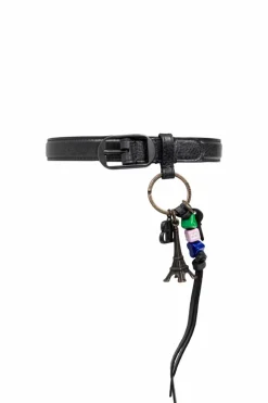 Balenciaga CZARNY Skórzany pasek