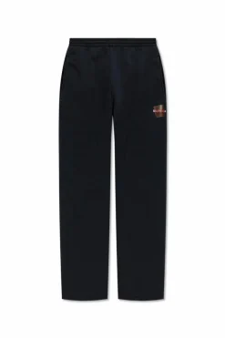 Balenciaga CZARNY Spodnie dresowe z logo