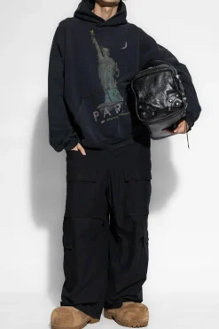 Balenciaga CZARNY Spodnie typu `cargo`