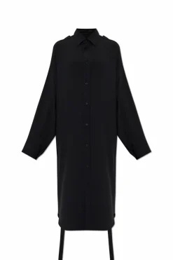 Balenciaga CZARNY Sukienka o kroju koszuli