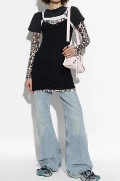 Balenciaga CZARNY Sukienka na ramiączkach