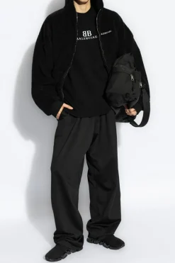 Balenciaga CZARNY Sweter z logo