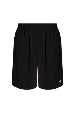 Balenciaga CZARNY Szorty z nadrukowanym logo